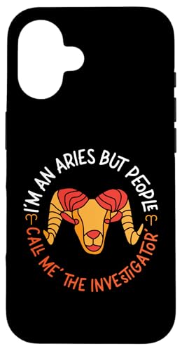 Widder-Sternzeichen: People Call Me 'The Investigator' Hülle für iPhone 16 Widder-Sternzeichen: People Call Me 'The Investigator' Hülle für iPhone 16 von Aries Zodiac Sign Designs For Women