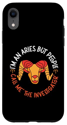 Widder-Sternzeichen: People Call Me 'The Investigator' Hülle für iPhone XR Widder-Sternzeichen: People Call Me 'The Investigator' Hülle für iPhone XR von Aries Zodiac Sign Designs For Women