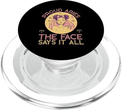 Widder-Sternzeichen: Proud Aries - The Face Says It All PopSockets PopGrip für MagSafe Widder-Sternzeichen: Proud Aries - The Face Says It All PopSockets PopGrip für MagSafe von Aries Zodiac Sign Designs For Women
