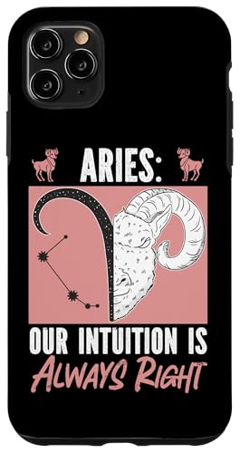 Widder-Sternzeichen: Unsere Intuition ist immer richtig Hülle für iPhone 11 Pro Max Widder-Sternzeichen: Unsere Intuition ist immer richtig Hülle für iPhone 11 Pro Max von Aries Zodiac Sign Designs For Women