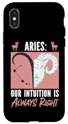 Widder-Sternzeichen: Unsere Intuition ist immer richtig Hülle für iPhone X/XS Widder-Sternzeichen: Unsere Intuition ist immer richtig Hülle für iPhone X/XS von Aries Zodiac Sign Designs For Women