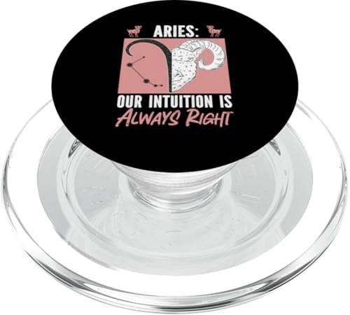 Widder-Sternzeichen: Unsere Intuition ist immer richtig PopSockets PopGrip für MagSafe Widder-Sternzeichen: Unsere Intuition ist immer richtig PopSockets PopGrip für MagSafe von Aries Zodiac Sign Designs For Women