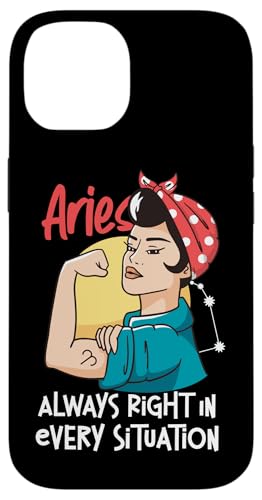 Widder-Sternzeichen: Widder - Always Right In Every Situation Hülle für iPhone 14 Widder-Sternzeichen: Widder - Always Right In Every Situation Hülle für iPhone 14 von Aries Zodiac Sign Designs For Women