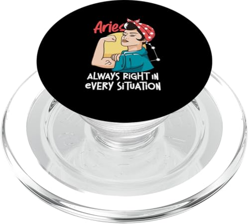 Widder-Sternzeichen: Widder - Always Right In Every Situation PopSockets PopGrip für MagSafe Widder-Sternzeichen: Widder - Always Right In Every Situation PopSockets PopGrip für MagSafe von Aries Zodiac Sign Designs For Women