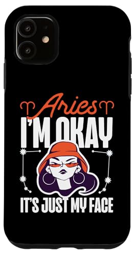 Widder-Sternzeichen: Widder - I'm Okay, It's Just My Face Hülle für iPhone 11 Widder-Sternzeichen: Widder - I'm Okay, It's Just My Face Hülle für iPhone 11 von Aries Zodiac Sign Designs For Women
