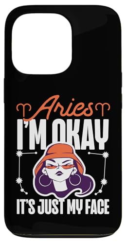 Widder-Sternzeichen: Widder - I'm Okay, It's Just My Face Hülle für iPhone 13 Pro Widder-Sternzeichen: Widder - I'm Okay, It's Just My Face Hülle für iPhone 13 Pro von Aries Zodiac Sign Designs For Women