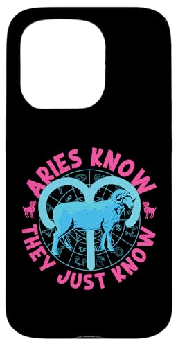 Widder-Sternzeichen: Widder Know - They Just Know Hülle für iPhone 15 Pro Widder-Sternzeichen: Widder Know - They Just Know Hülle für iPhone 15 Pro von Aries Zodiac Sign Designs For Women