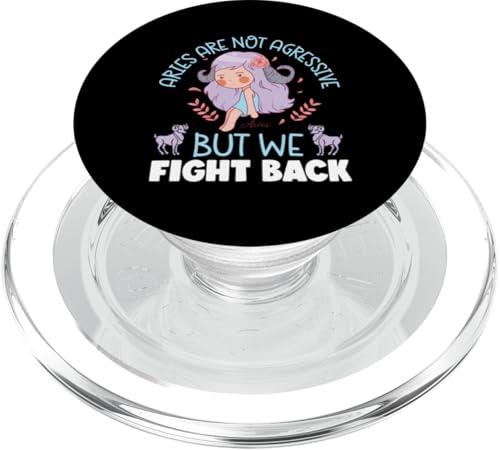 Widder-Sternzeichen: Widder sind nicht aggressiv, aber wir beißen zurück PopSockets PopGrip für MagSafe Widder-Sternzeichen: Widder sind nicht aggressiv, aber wir beißen zurück PopSockets PopGrip für MagSafe von Aries Zodiac Sign Designs For Women