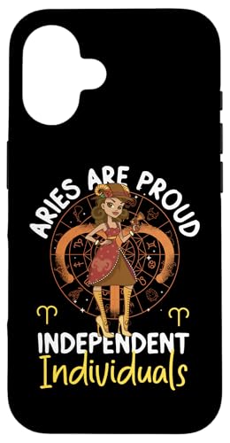 Widder-Sternzeichen: Widder sind stolz unabhängige Einzelpersonen Hülle für iPhone 16 Widder-Sternzeichen: Widder sind stolz unabhängige Einzelpersonen Hülle für iPhone 16 von Aries Zodiac Sign Designs For Women