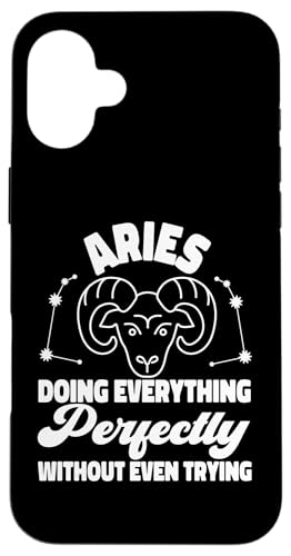 Widder-Sternzeichen: alles perfekt tun, ohne es zu versuchen Hülle für iPhone 16 Plus Widder-Sternzeichen: alles perfekt tun, ohne es zu versuchen Hülle für iPhone 16 Plus von Aries Zodiac Sign Designs For Women