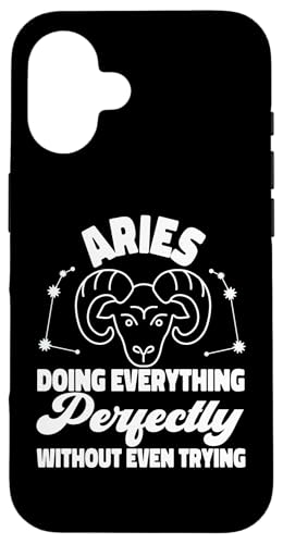 Widder-Sternzeichen: alles perfekt tun, ohne es zu versuchen Hülle für iPhone 16 Widder-Sternzeichen: alles perfekt tun, ohne es zu versuchen Hülle für iPhone 16 von Aries Zodiac Sign Designs For Women