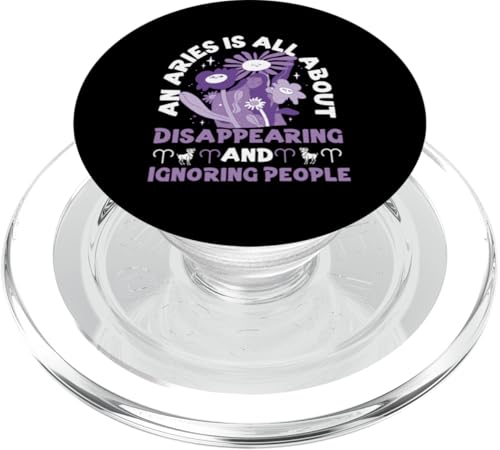 Widder-Sternzeichen: verschwindende und ignorierende Menschen PopSockets PopGrip für MagSafe Widder-Sternzeichen: verschwindende und ignorierende Menschen PopSockets PopGrip für MagSafe von Aries Zodiac Sign Designs For Women