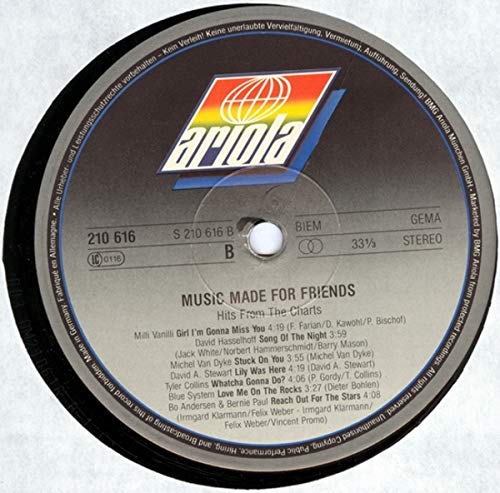 Music Made For Friends - Hits From The Charts [Vinyl LP] [Vinyl LP] von Ariola