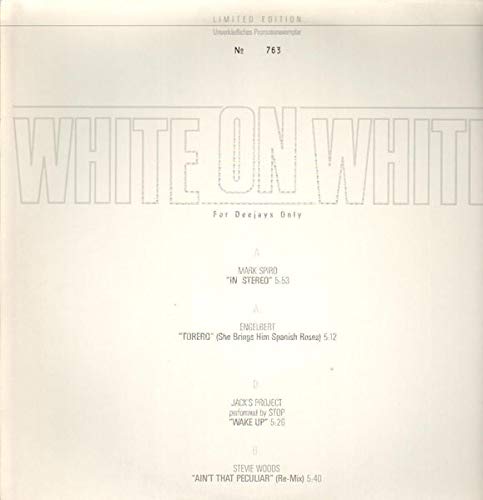 White On White [Vinyl Single 12''] von Ariola