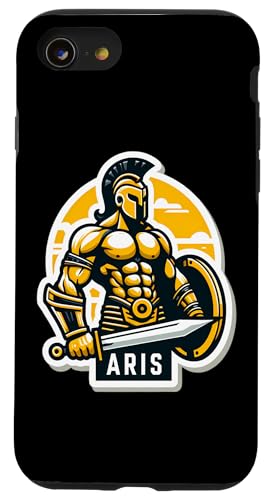 Aris Ares antiker griechischer Kriegsgott Mythologie Mythos Myhtischer Fan Hülle für iPhone SE (2020) / 7 / 8 von Aris Ares Ancient Greek War God Mythology Products