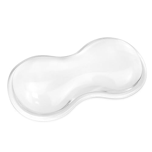 Arisase Transparente Maus-Handgelenkauflage, ergonomische Gel-Handgelenkauflage, kühl, bequem, weich, Schmerzlinderung, Kissen, Maus-Handgelenkstützkissen für Büro, Schule, Zuhause, Laptop und Arisase Transparente Maus-Handgelenkauflage, ergonomische Gel-Handgelenkauflage, kühl, bequem, weich, Schmerzlinderung, Kissen, Maus-Handgelenkstützkissen für Büro, Schule, Zuhause, Laptop und von Arisase