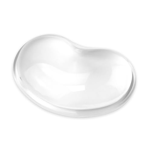 Arisase Weiche Maus-Handgelenkauflage, bequem, kühles Silikon-Gel, ergonomisches Kissen, kleine Größe, Handschmerzlinderung, Stützkissen mit Gelfüllung für Laptop, Computer, Büro und Zuhause von Arisase