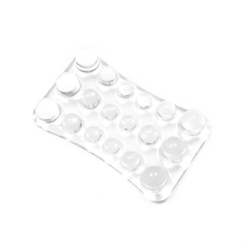 Arisase Weiche transparente Handgelenkauflage für Maus, kühles Silikon-Gel, ergonomische Handgelenk-Schmerzlinderung, Maus-Handgelenkstütze, Pad mit Massage-Design, für Büro, Schule, Zuhause, Laptop Arisase Weiche transparente Handgelenkauflage für Maus, kühles Silikon-Gel, ergonomische Handgelenk-Schmerzlinderung, Maus-Handgelenkstütze, Pad mit Massage-Design, für Büro, Schule, Zuhause, Laptop von Arisase
