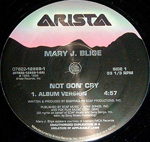 Not Gon Cry [Vinyl LP] von Arista