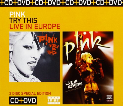 Try This / P!Nk : Live in Europe CD & DVD Try This / P!Nk : Live in Europe CD & DVD von Arista