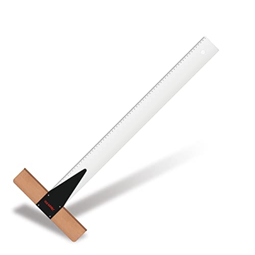 Aristo AR1907T Reißschienen mit Teilung (70 cm) glasklar von Aristo