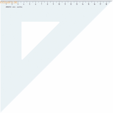 Aristo Dreieck 45 Grad Acryl 269mm transparent von Aristo