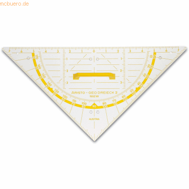 Aristo Dreieck für Wandtafel Kunststoff 80cm transparent von Aristo