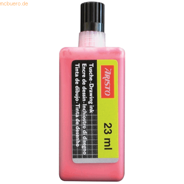 Aristo Tusche mg1 Kunststoffflasche mit 23 ml rot Aristo Tusche mg1 Kunststoffflasche mit 23 ml rot von Aristo