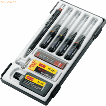 Aristo Tuschefüller-Set mg1 Studio Set 4 Stück 0,25/0,35/0,5/0,7mm Aristo Tuschefüller-Set mg1 Studio Set 4 Stück 0,25/0,35/0,5/0,7mm von Aristo