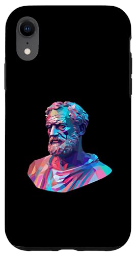 Aristoteles Glitch Kunst Hülle für iPhone XR Aristoteles Glitch Kunst Hülle für iPhone XR von Aristotle Art Style Designs For Historians