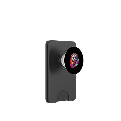 Aristoteles Graffiti PopSockets PopWallet für MagSafe von Aristotle Art Style Designs For Historians