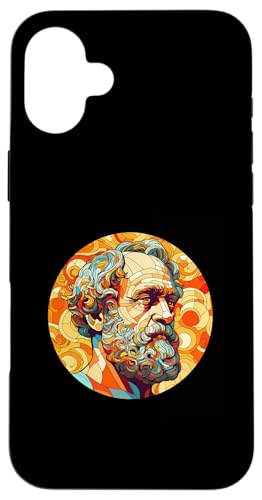 Aristoteles Psychedelic Hülle für iPhone 16 Plus Aristoteles Psychedelic Hülle für iPhone 16 Plus von Aristotle Art Style Designs For Historians