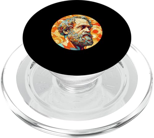 Aristoteles Psychedelic PopSockets PopGrip für MagSafe von Aristotle Art Style Designs For Historians