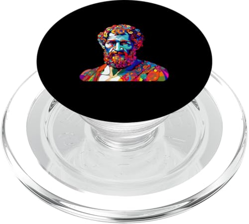 Aristoteles Psychedelic PopSockets PopGrip für MagSafe von Aristotle Art Style Designs For Historians