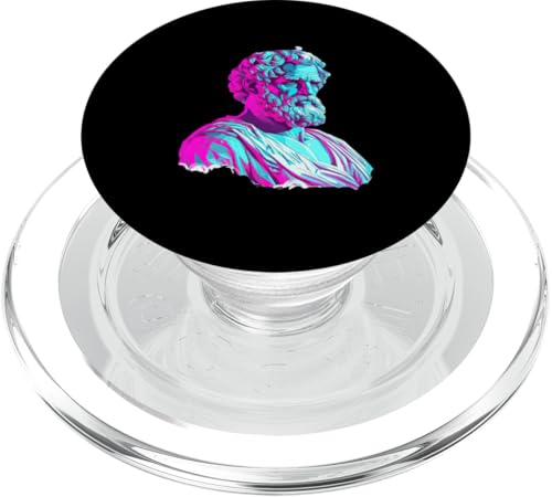 Aristoteles Vaporwave PopSockets PopGrip für MagSafe von Aristotle Art Style Designs For Historians