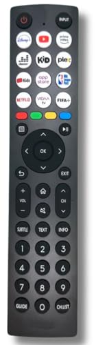 Ersatz Fernbedienung für Hisense TV 55U7HQ | 55U8HQ | 58A224812 | 58A6K Ersatz Fernbedienung für Hisense TV 55U7HQ | 55U8HQ | 58A224812 | 58A6K von Arkaia