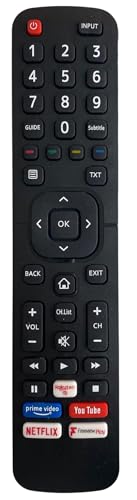 Ersatz Fernbedienung für Hisense TV H55M5500 | H55M7000 | H55MEC3050 | H55MEC3350 Ersatz Fernbedienung für Hisense TV H55M5500 | H55M7000 | H55MEC3050 | H55MEC3350 von Arkaia