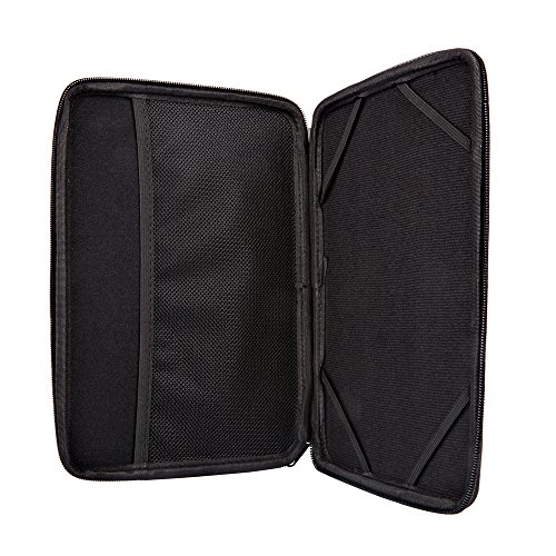 Arkas Hartschalen Tasche mit Reißverschluss für Tablet/Apple ipad/Smartphone 17,8 cm (7 Zoll) schwarz von Arkas