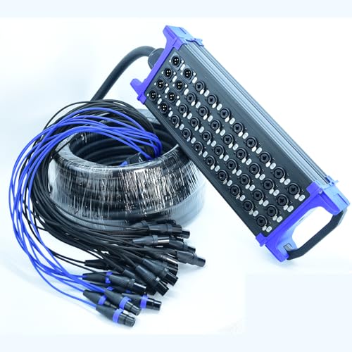 Arklove 32 Send Female 8 Return Male 40-K Low Profile XLR 1/4 Zoll TRS Send Sub Combo Splitter Schlangenkabel 15,2 m Arklove 32 Send Female 8 Return Male 40-K Low Profile XLR 1/4 Zoll TRS Send Sub Combo Splitter Schlangenkabel 15,2 m von Arklove