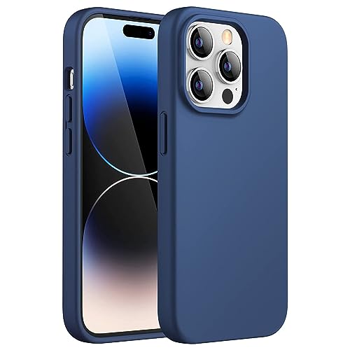 Arktis Handyhülle, Silikoncase kompatibel mit iPhone 15 Pro Max [kabelloses Laden] Schutzhülle Silikonhülle Case (Navy Blau) von Arktis