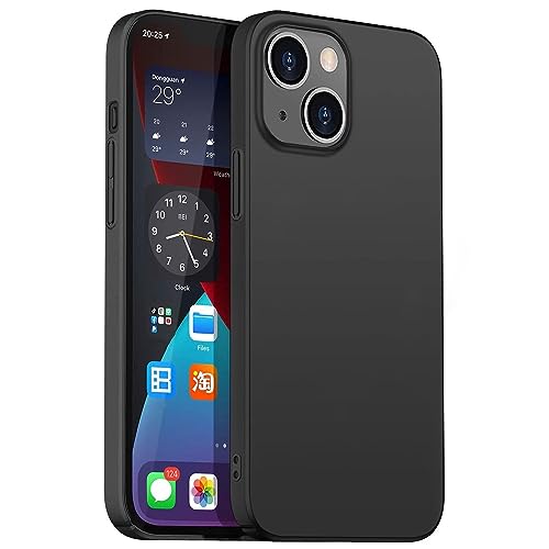 Arktis Hardcase, UltraSlim Case kompatibel mit iPhone 15 Plus [kabelloses Laden] Schutzhülle Polycarbonat Case (Schwarz) von Arktis