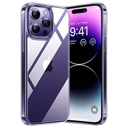 Arktis Hülle kompatibel mit iPhone 14 Pro Transparent [Invisible Air Case] Silikon, Handyhülle, durchsichtige Schutzhülle [Ultra Clear] - Rückschale Transparent Klar [Case Cover] Durchsichtig von Arktis