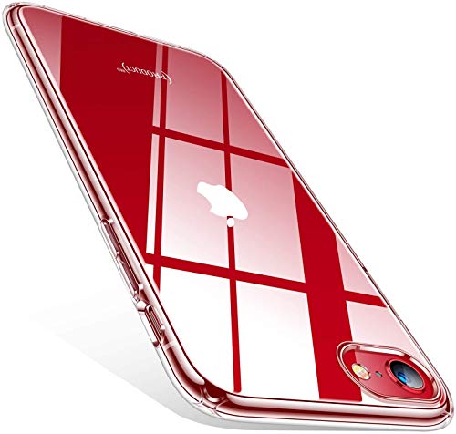 Arktis Premium Hardcase transparent, Polycarbonatcase kompatibel mit iPhone SE 3 2022/2020 [kabelloses Laden] Schutzhülle Polycarbonathülle Case klar von Arktis