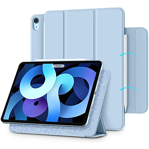 Arktis iPad Air Hülle, Smart Case kompatibel mit iPad Air 10,9" (2022/2020) [Sleep & Wake-Up-Funktion] Schutzhülle Smart Cover Case Pastellblau von Arktis