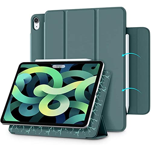 Arktis iPad Air Hülle, Smart Case kompatibel mit iPad Air 10,9" (2022/2020) [Sleep & Wake-Up-Funktion] Schutzhülle Smart Cover Case nachtgrün von Arktis