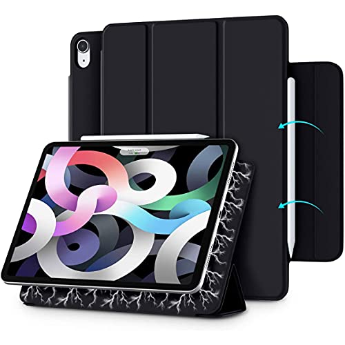 Arktis iPad Air Hülle, Smart Case kompatibel mit iPad Air 10,9" (2022/2020) [Sleep & Wake-Up-Funktion] Schutzhülle Smart Cover Case schwarz von Arktis