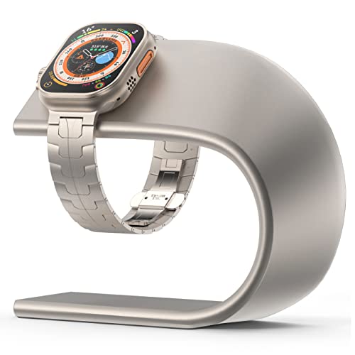 arktisband Aluminium Halterung Ständer für alle Apple Watch Modelle (Titanfarben) von Arktis