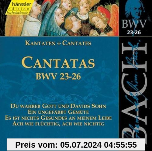 Edition Bachakademie Vol. 8 (Geistliche Kantaten BWV 23-26) von Arleen Auger