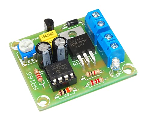 AR166 Softstart für Leuchtdioden, Beleuchtung u. Bürstenmotoren LED - Aufheller Spannung 9-24V DC von 0 bis 15 Sek. PWM Bausatz, Grün AR166 Softstart für Leuchtdioden, Beleuchtung u. Bürstenmotoren LED - Aufheller Spannung 9-24V DC von 0 bis 15 Sek. PWM Bausatz, Grün von ArliKits