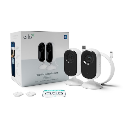 Arlo Essential 2 2K Indoor Kamera - 2er Set weiß Arlo Essential 2 2K Indoor Kamera - 2er Set weiß von Arlo